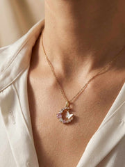 Moonlit Butterfly Necklace